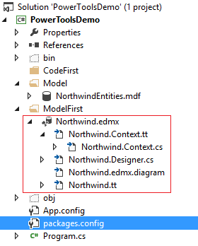 Creating a Database-First Model in Entity Framework