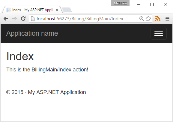 Areas - ASP.NET MVC Demystified