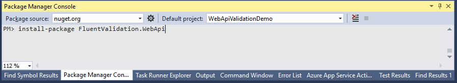 Custom Validation in ASP.NET Web API with FluentValidation