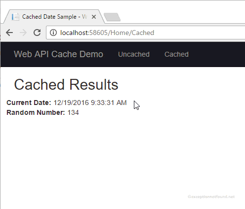 A Simple Caching Scheme for Web API using Dependency Injection