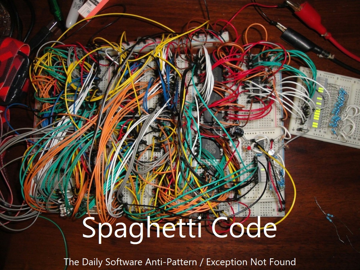 Spaghetti Code - The Daily Software Anti-Pattern