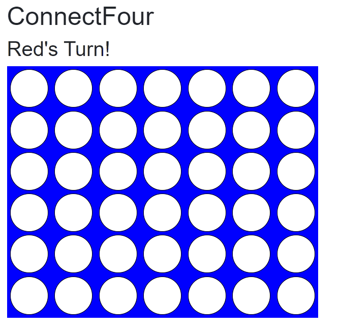 Connect 4 Game Board