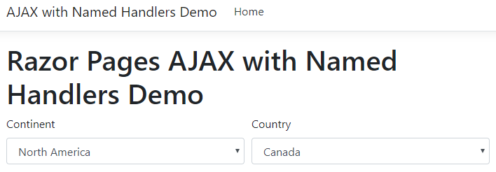 Using Named Handler Methods to Make jQuery AJAX GET Calls in Razor Pages