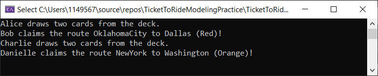 Modeling Ticket to Ride in C# Part 6: Structure, Scoring, and Drawbacks
