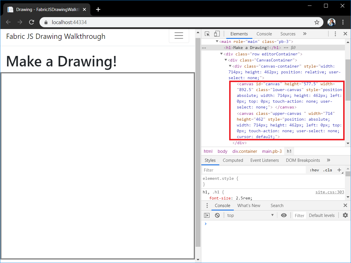 Drawing with FabricJS and TypeScript Part 1 Intro Goals and Setup