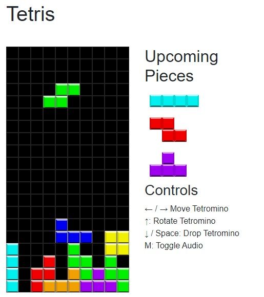 Tetris in Blazor Part 5: Controls, Upcoming Tetrominos, and Clearing Rows