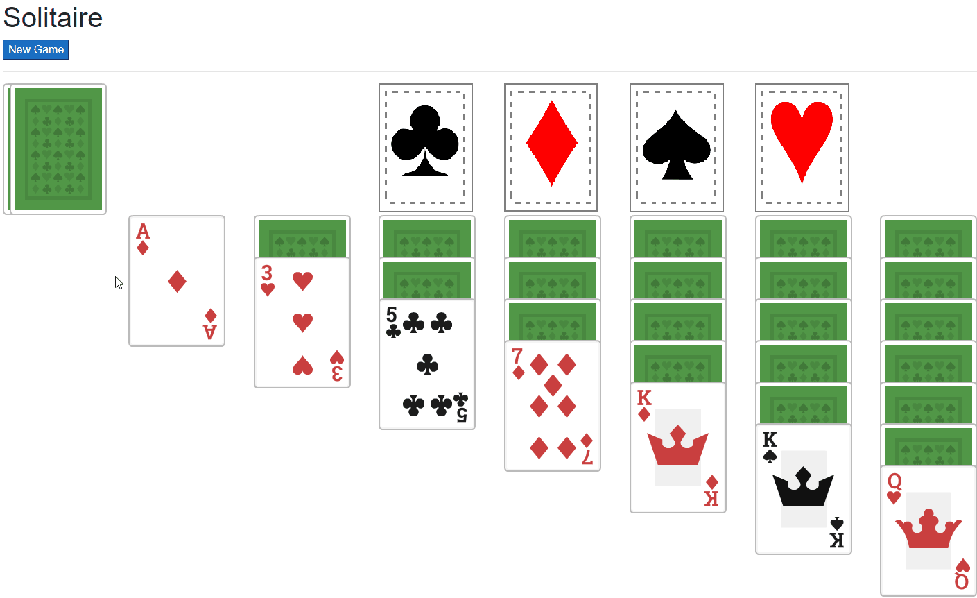 Solitaire in Blazor Part 5 - Double-Click Shortcut and Autocomplete
